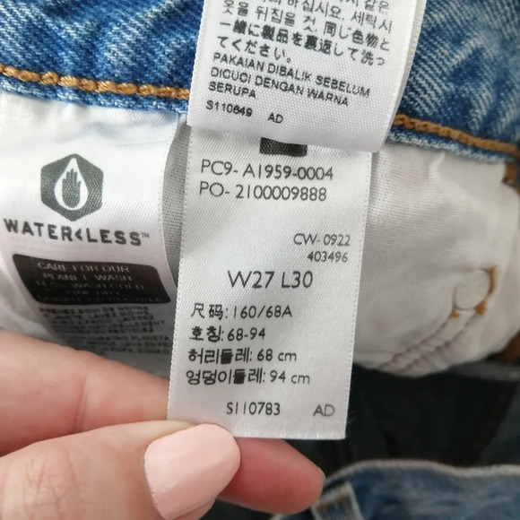 Levi's 501 90s Loose Straight Jeans Premium Denim in Sketch Artist 27 (4) - Picture 12 of 16